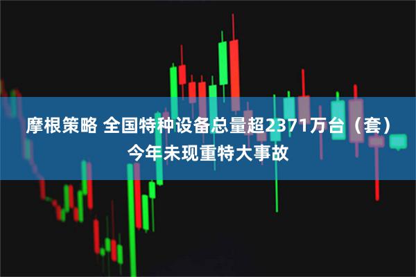 摩根策略 全国特种设备总量超2371万台（套）今年未现重特大事故